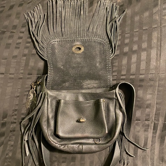 Coach Dakotah Fringe Crossbody w/ dust bag. - Picture 7 of 14